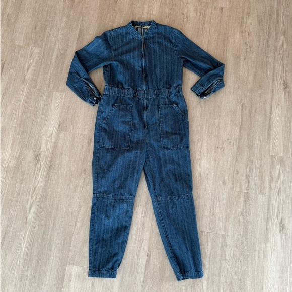 Shades of Grey Micah Cohen Denim Jumpsuit - Picture 1 of 5